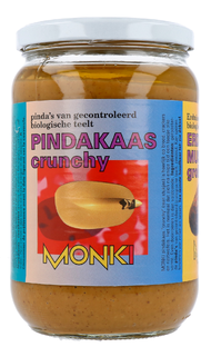 Monki Pindakaas Crunchy 650GR 