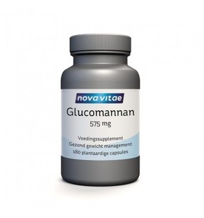 Nova Vitae Glucomannan Konjac Afslankpillen 180CP 