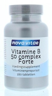 Nova Vitae Vitamine B50 Complex Forte Tabletten 180TB 