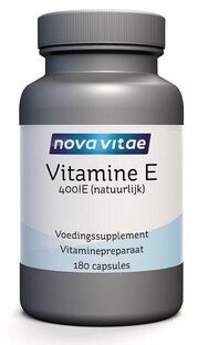 Nova Vitae Vitamine E 400iu Capsules 180CP 