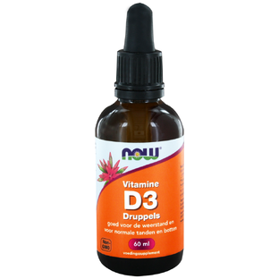 NOW Vitamine D3 Druppels 60ML 