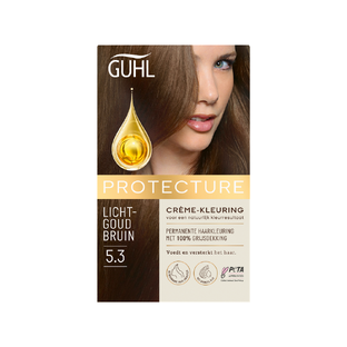 Guhl Protecture Crème-Kleuring 5.3 Lichtgoudbruin 150ML 