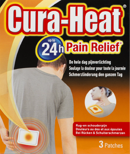 Cura Heat Pain Relief Warmtepleisters 3ST 