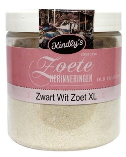 Van Vliet The Candy Company Zwart Wit Zoet Jumbo 150GR 