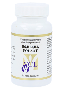 Vital Cell Life B6 B12 B2 Foliumzuur Capsules 60CP 