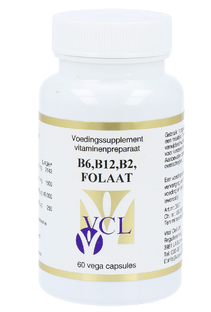 Vital Cell Life B6 B12 B2 Foliumzuur Capsules 60CP