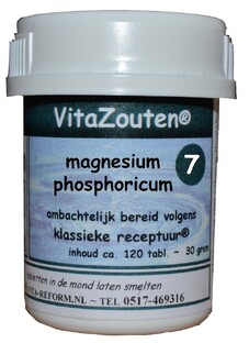 Vita Reform Van der Snoek Vitazouten Nr. 7 Magnesium Phosphoricum 120TB 