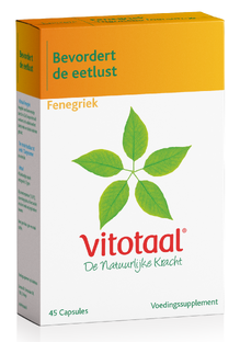 Vitotaal Fenegriek Capsules 45CP 