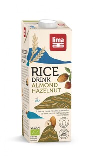 Lima Rijstdrink Hazelnoot Amandel 1LT 