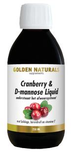 Golden Naturals Cranberry & D-Mannose Liquid 250ML 