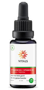 Vitals Vitamine D3 Druppels 20ML 