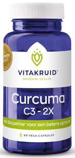 Vitakruid Curcuma C3-2X Capsules 60CP 