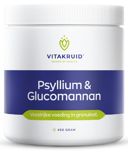 Vitakruid Psyllium & Glucomannan Poeder 450GR 