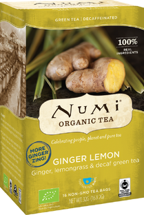 Numi Organic Tea Gember Citroen Decaf 16ST