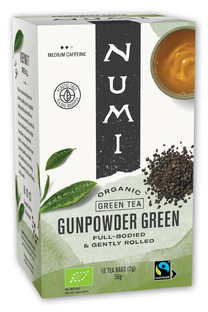 Numi Thee Gunpowder Green Biologisch 18ST 