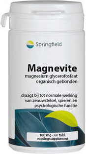 Springfield Magnevite Magnesium Glycerofosfaat 100mg Tabletten 60TB 