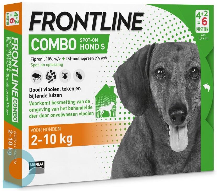 aankomen rechter buurman Frontline Combo Spot-on Hond S 6ST | voordelig online kopen | De Online  Drogist