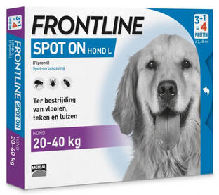 op gang brengen long radium Frontline Spot-On Hond L 4ST | voordelig online kopen | De Online Drogist