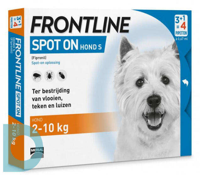 Frontline Spot-On Hond S 4ST | voordelig online kopen | De Online