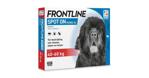 Mount Bank Hertogin Dom Frontline Spot-On Hond XL 4ST | voordelig online kopen | De Online Drogist