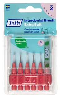 TePe Interdentale Rager Extra Soft Rood 0,5mm 6ST 