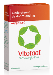 Vitotaal Wijnpit OPC Capsules 45CP 