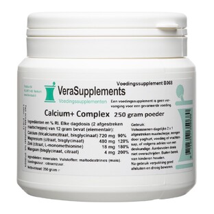 VeraSupplements Calcium+ Complex Poeder 250GR 