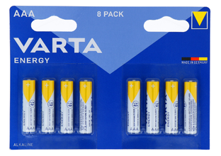 Varta Energy AAA 8ST Batterijen 8ST 