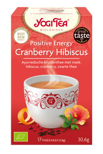 Yogi Tea Positive Energy Cranberry Hibiscus 17ST 