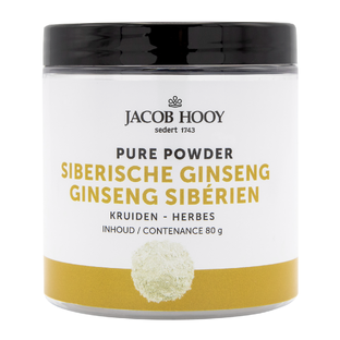 Jacob Hooy Pure Powder Siberische Ginseng 80GR 