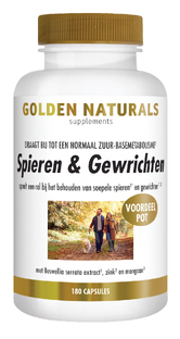 Golden Naturals Spieren En Gewrichten Capsules 180CP 