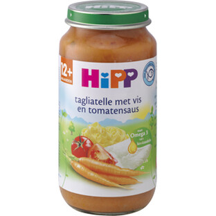 HiPP Hipp Maaltijdpotje 12M  Tagliatelle Met Vis En Tomatensaus 