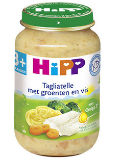 HiPP 8M+ Babymaaltijd Tagliatelle Groenten En Vis 