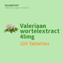 Valdispert 45 mg Valeriaanextract Tabletten - bij lichte vormen van nervositeit en spanning - 100ST inhoud valdispert