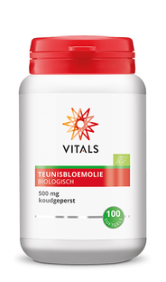 Vitals Teunisbloemolie Biologisch Softgels 100ST 