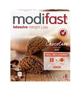 Modifast Intensive Reep Melkchocolade 6ST 