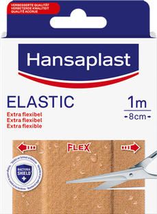 Hansaplast Pleisters Elastic 1m x 8cm 1ST 