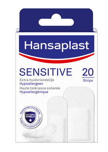 Hansaplast Pleisters Sensitive Strips 20ST 