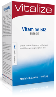 Vitalize Vitamine B12 Energie Smelttabletten 100TB 