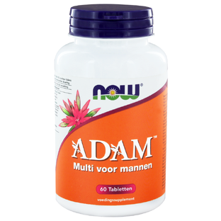 NOW ADAM Multivitamine Voor Mannen Tabletten 60TB 