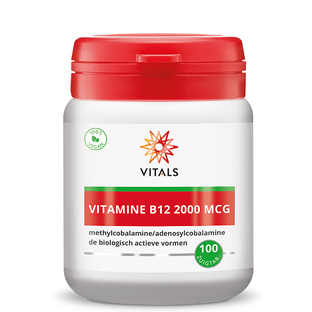 Vitals Vitamine B12 2000mcg Zuigtabletten 100ZTB 