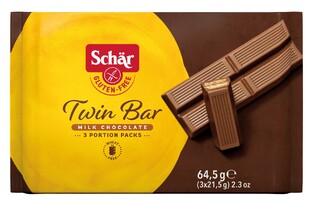 Schar Twin Bar Glutenvrij 64,5GR 