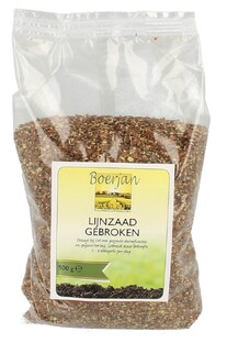 Boerjan Lijnzaad Gebroken 500GR 