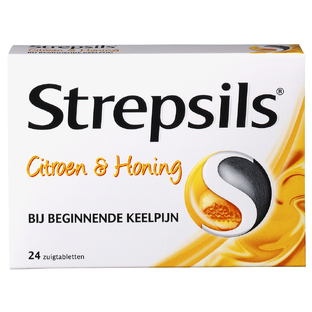 Strepsils Citroen & Honing Zuigtabletten 24ST 