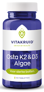 Vitakruid Osta K2 & D3 Algae Tabletten 90TB 