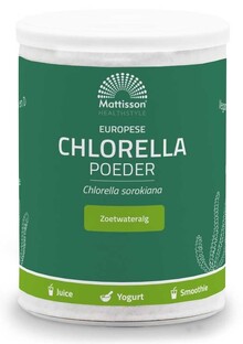 Mattisson HealthStyle Europese Chlorella Poeder 125GR 