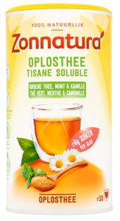 Zonnatura Oplosthee Groene Thee & Kamille 200GR 