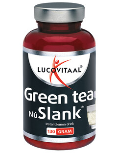 Lucovitaal NuSlank Green Tea Lemon Drink Powder 130GR 