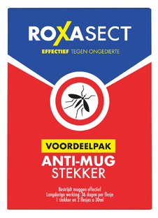 Roxasect Voordeelpak Anti-Mug Stekker + 2 Navullingen 2ST 