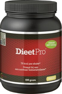 DieetPro Shake - Vanille Met Stevia 400GR 